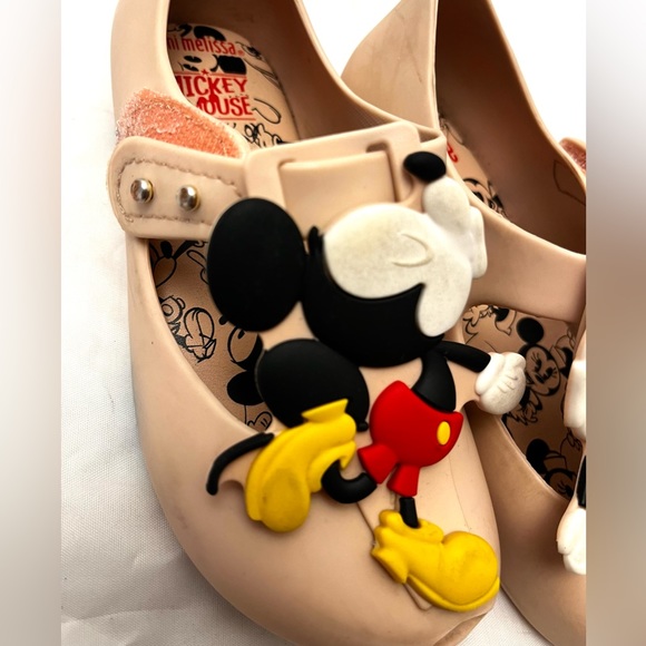 Mini Melissa Mickey and Minnie Mouse Shoes sz 10 - Picture 5 of 8